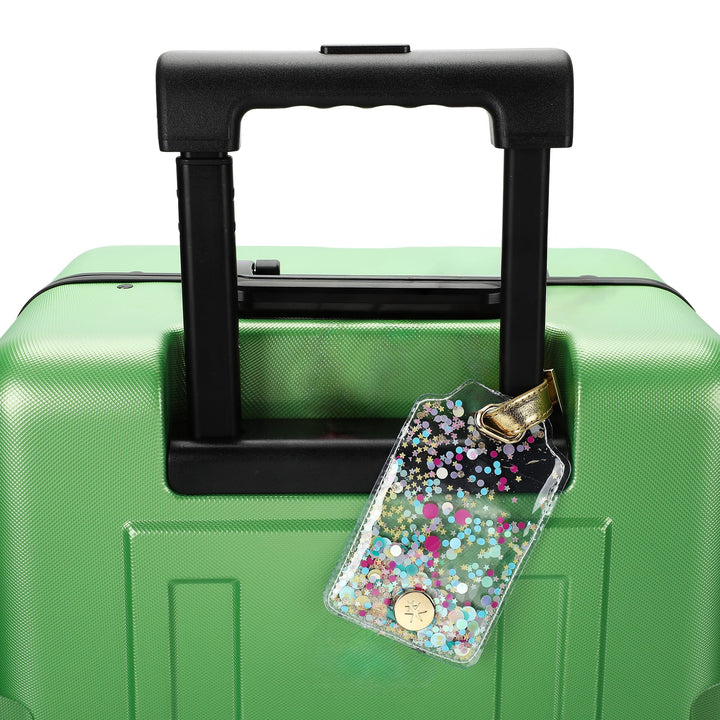 Packed Party Confetti Filled Lanyard Desk Accessory