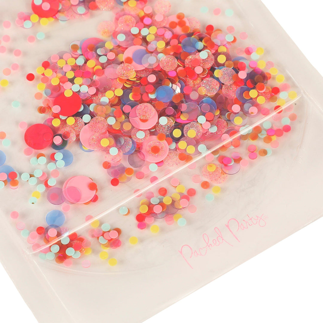 Say Cheers Reusable Confetti Hydration Pouches (Set of 8)