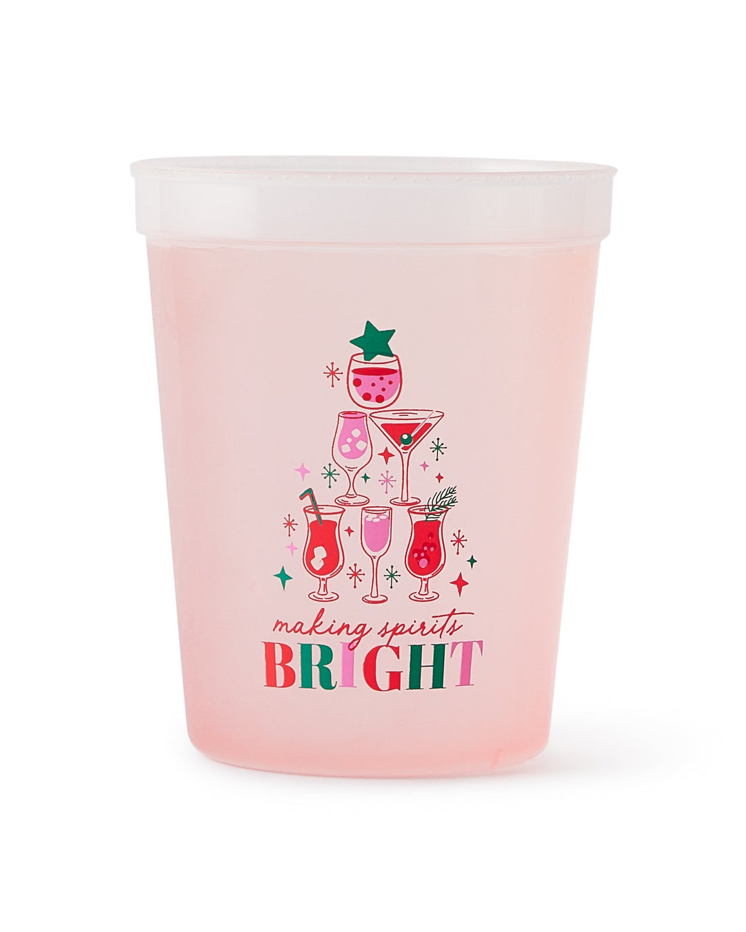 Making Spirits Bright Color Changing Christmas Cups