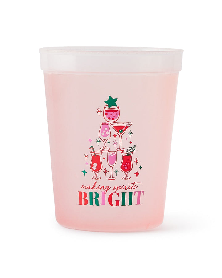 Making Spirits Bright Color Changing Christmas Cups