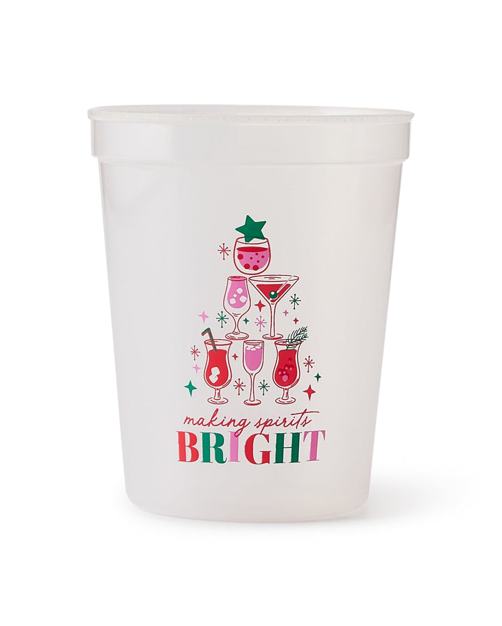 Making Spirits Bright Color Changing Christmas Cups