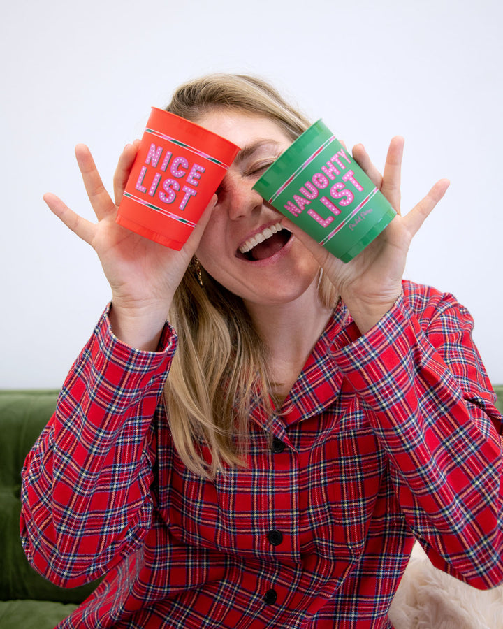 Naughty vs. Nice Holiday Party Pong Set
