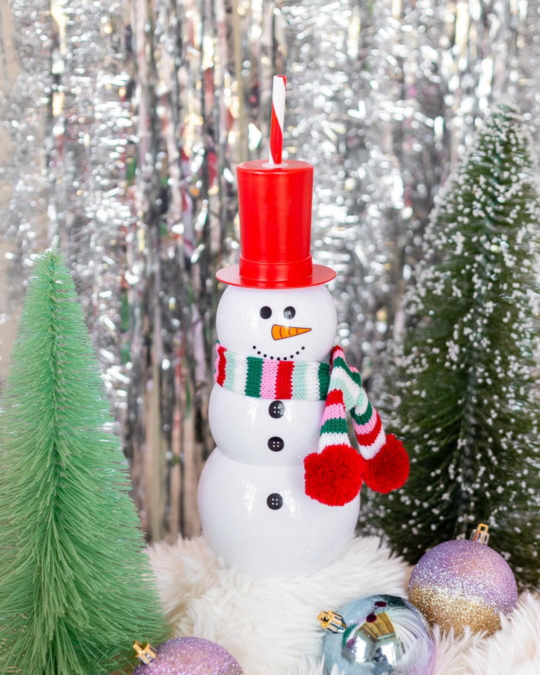 Snowman Holiday Sipper