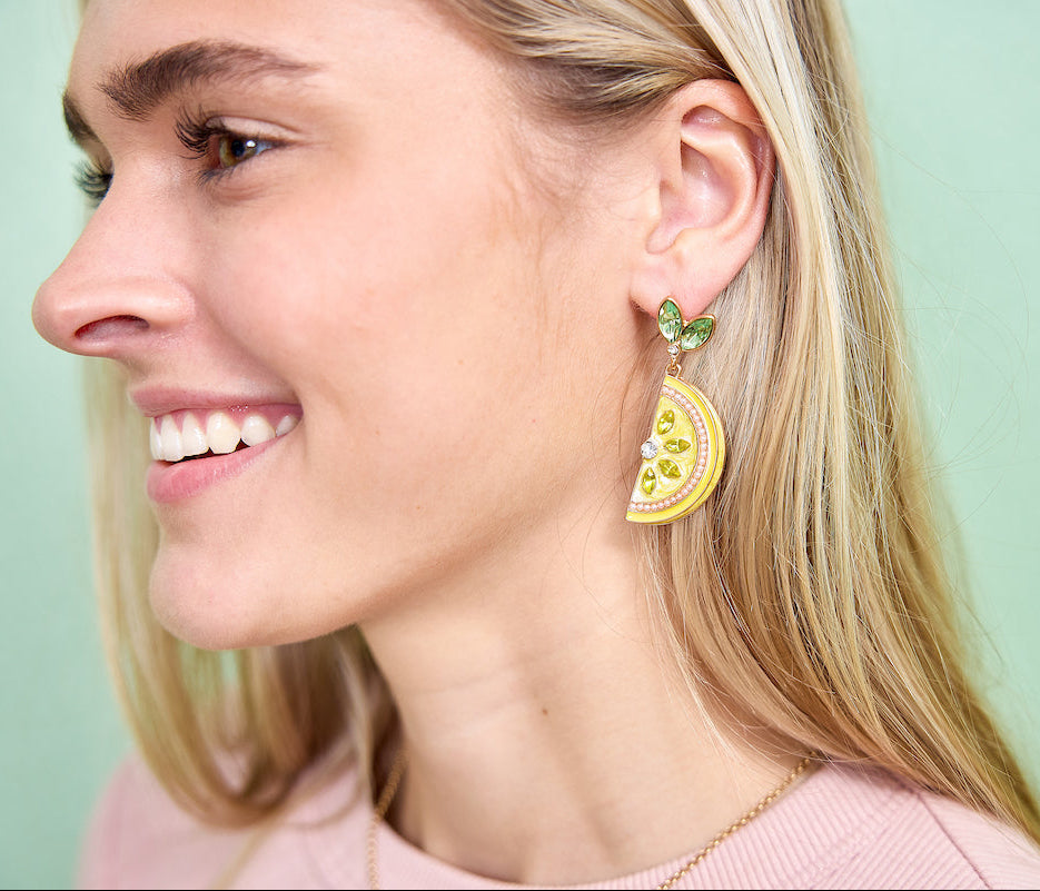 Lemon Slice Earrings