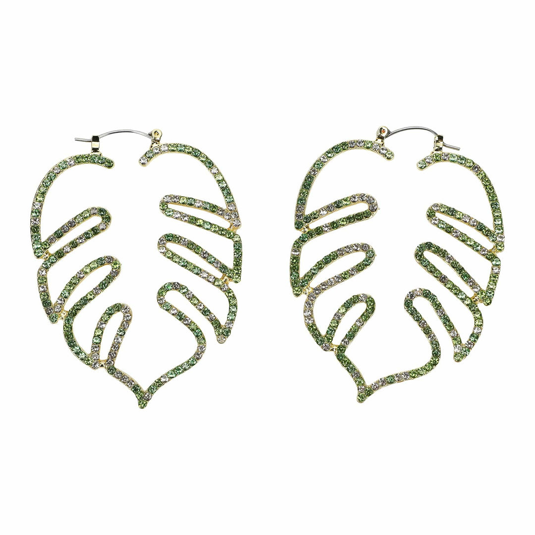 Palm Paradise Rhinestone Earrings
