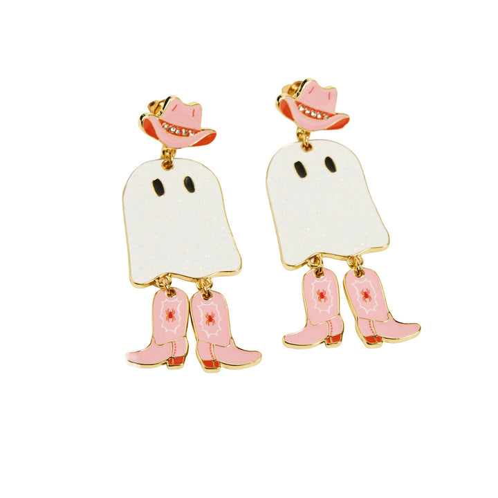 Packed Party Cow-Ghoul Earrings