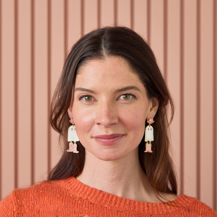 Packed Party Cow-Ghoul Earrings