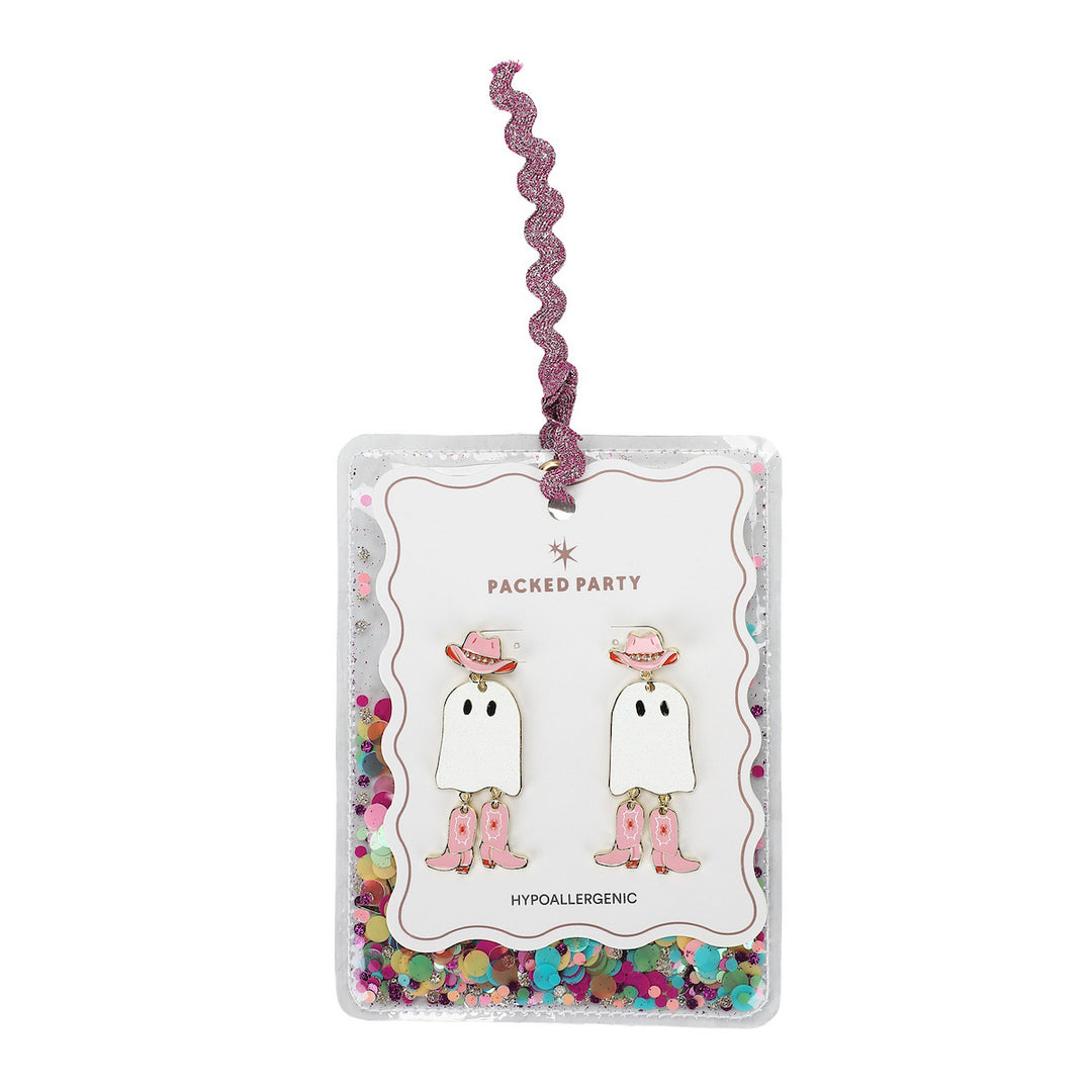 Cow-Ghoul Ghost Earrings