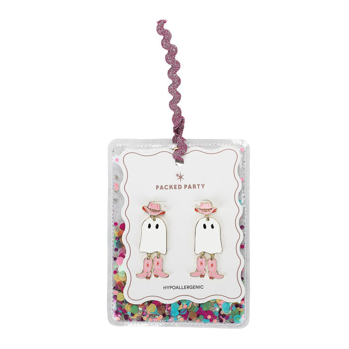 Cow-Ghoul Ghost Earrings