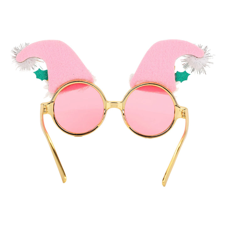 Santa Hat Christmas Novelty Glasses