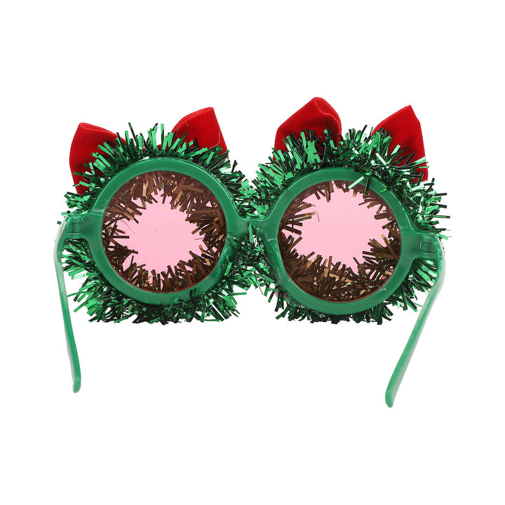 Fa La La Wreath Novelty Glasses