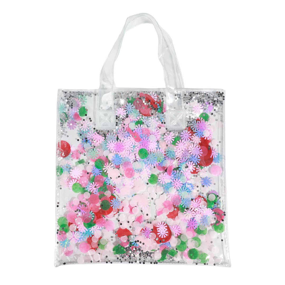Festive Confetti-filled Christmas Gift Bag