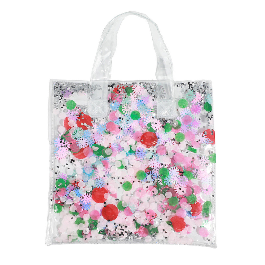 Festive Confetti-filled Christmas Gift Bag