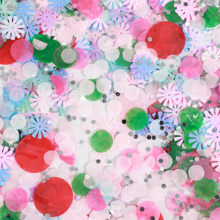 Festive Confetti-filled Christmas Gift Bag