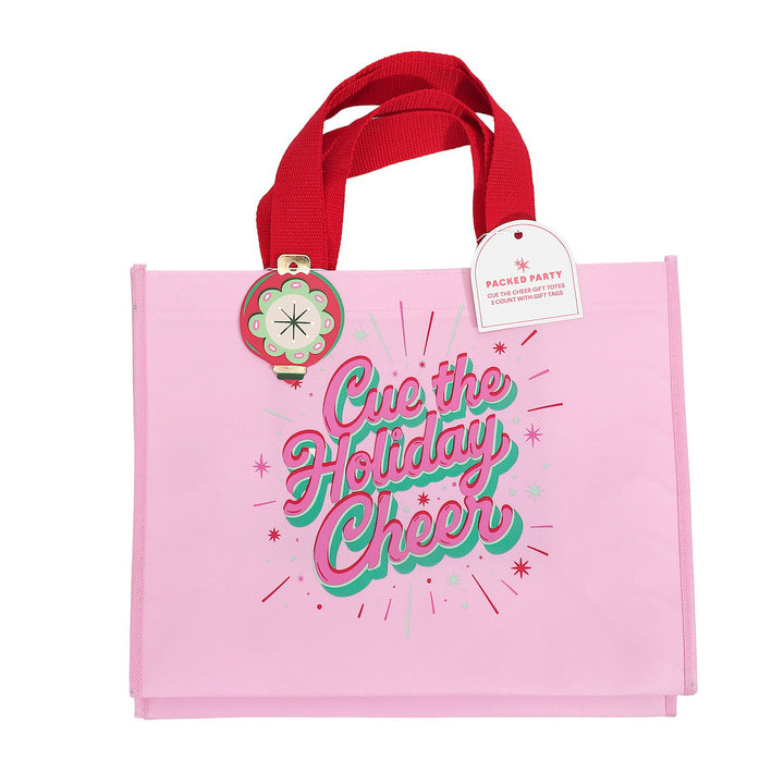CUE THE HOLIDAY CHEER GIFT TOTE SET