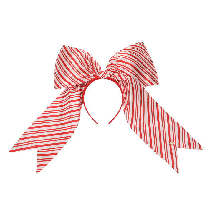 Sweet Stripes Jumbo Bow Headband