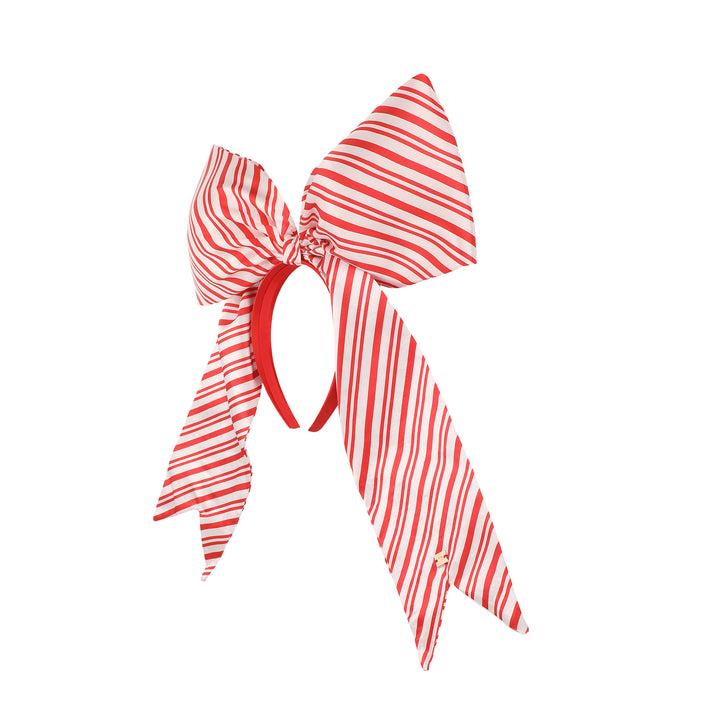 Sweet Stripes Jumbo Bow Headband