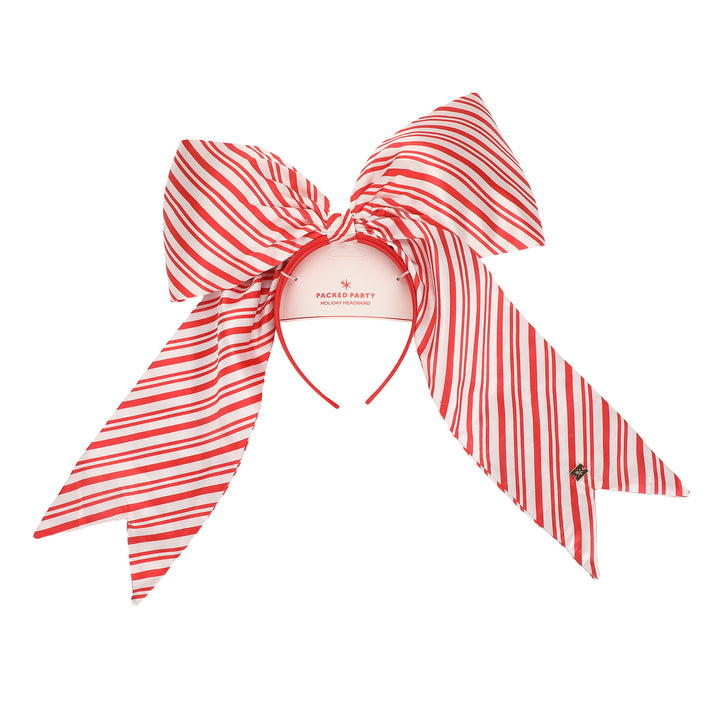Sweet Stripes Jumbo Bow Headband