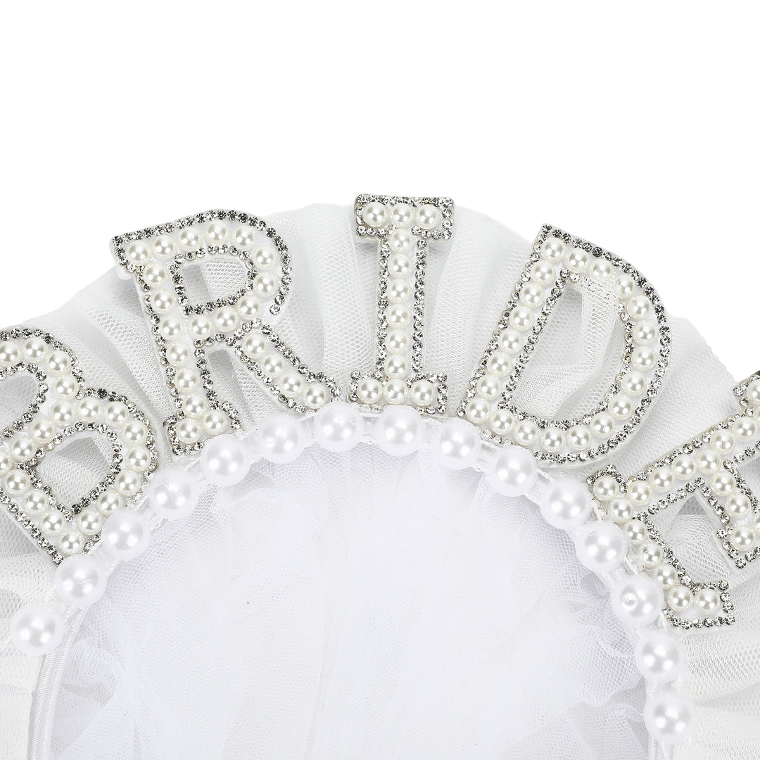 Blushing Bride Novelty Headband