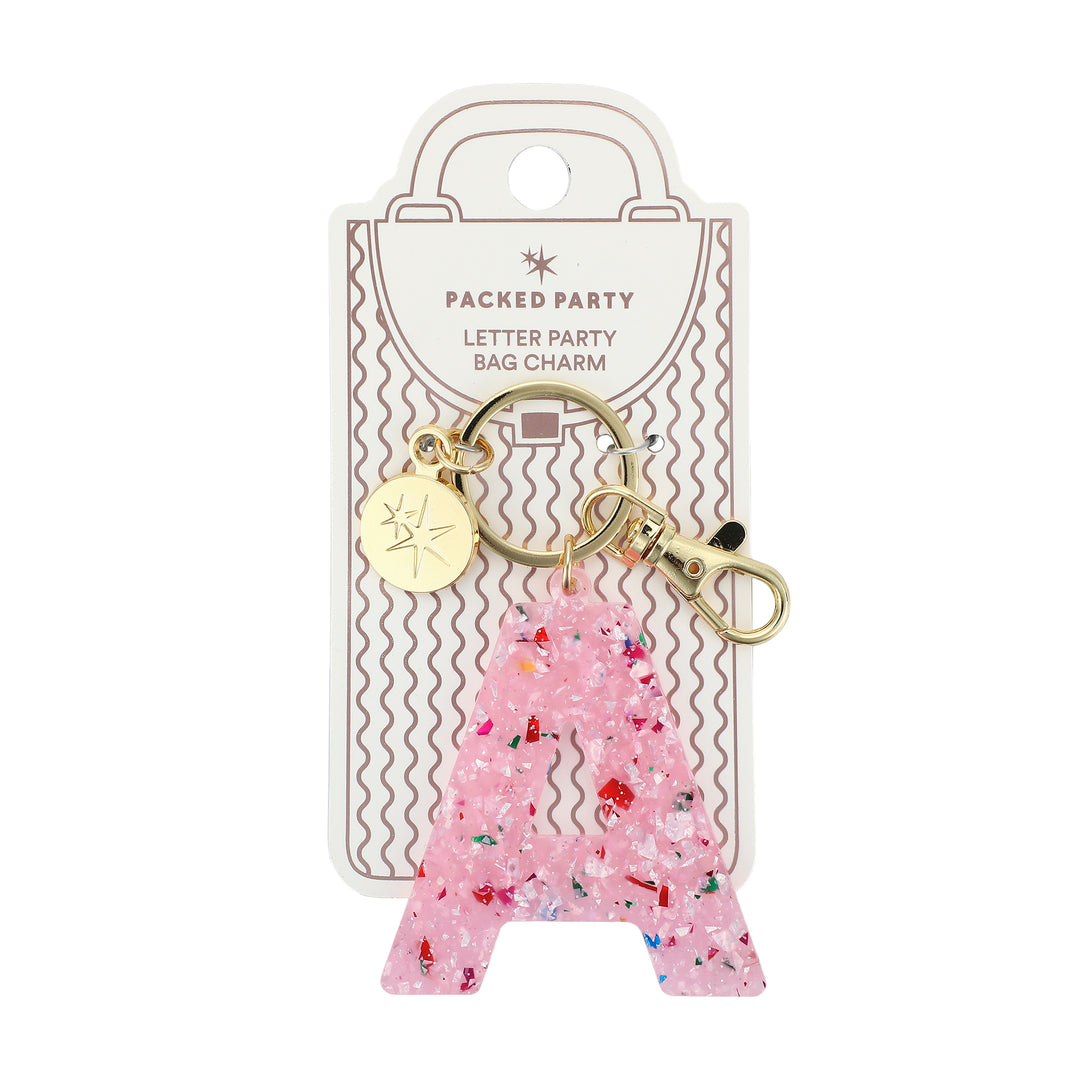 Monogram Letter Bag Charms
