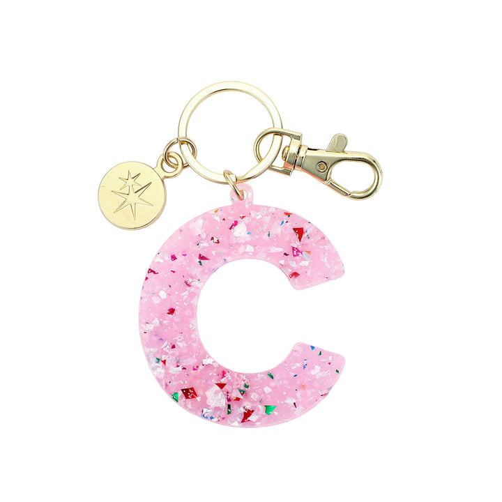 Monogram Letter Bag Charm &