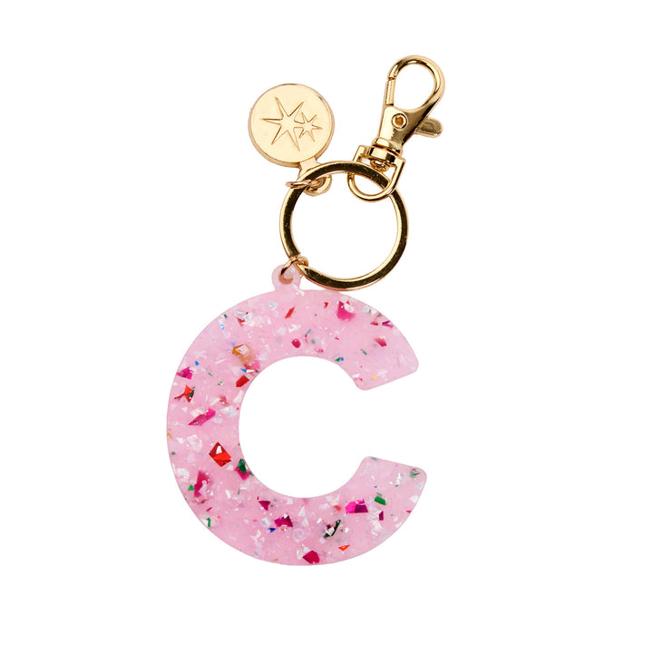 Monogram Letter Bag Charm &