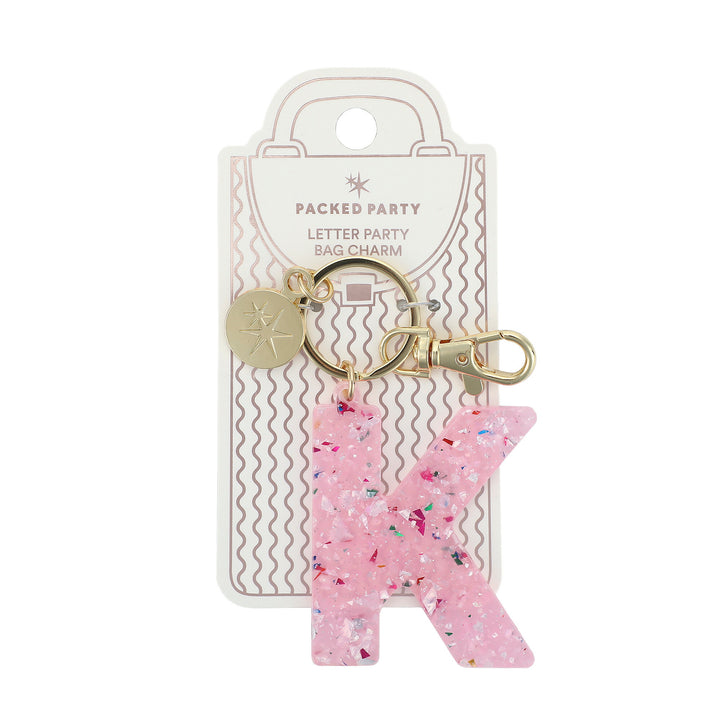 Monogram Letter Bag Charm &
