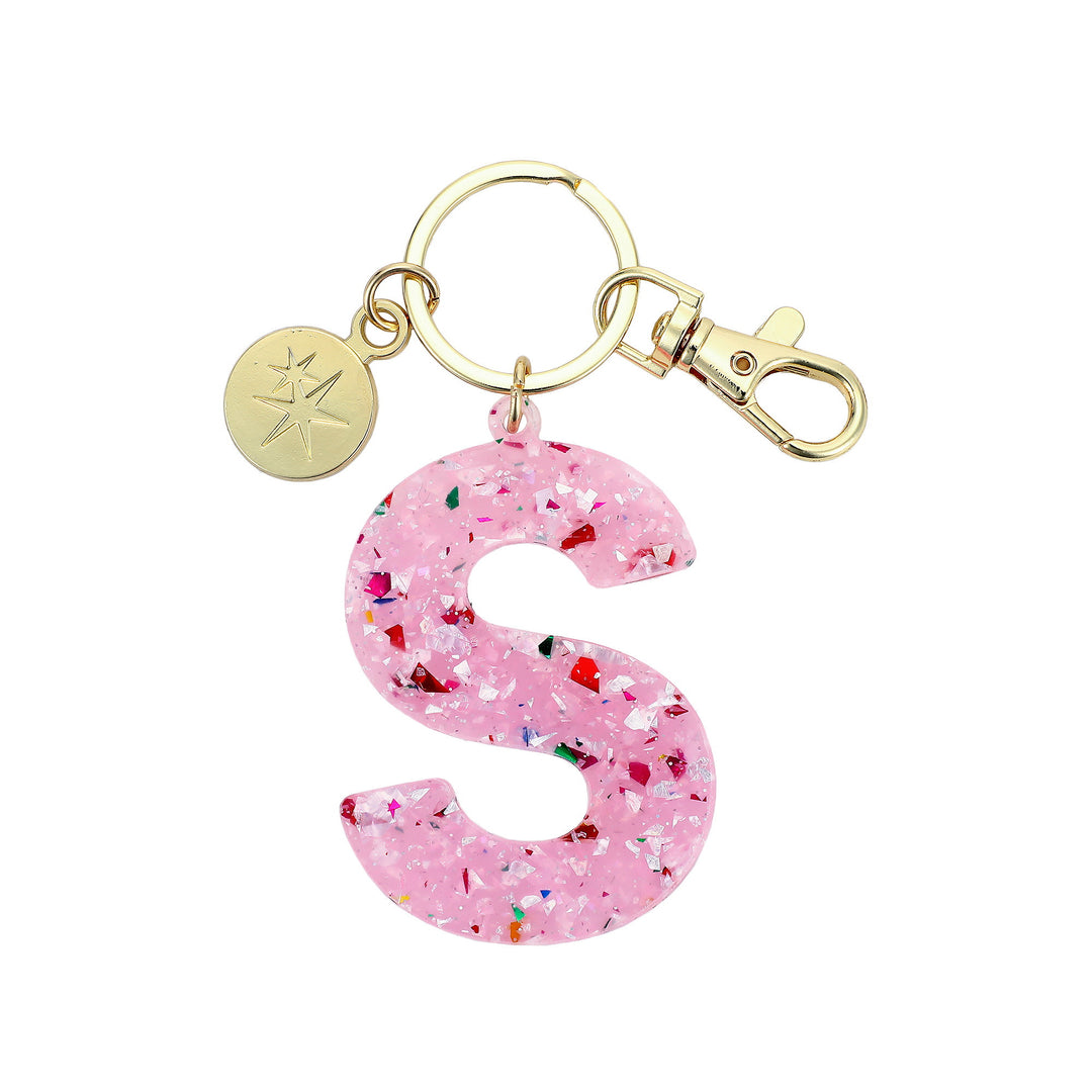 Monogram Letter Bag Charm &