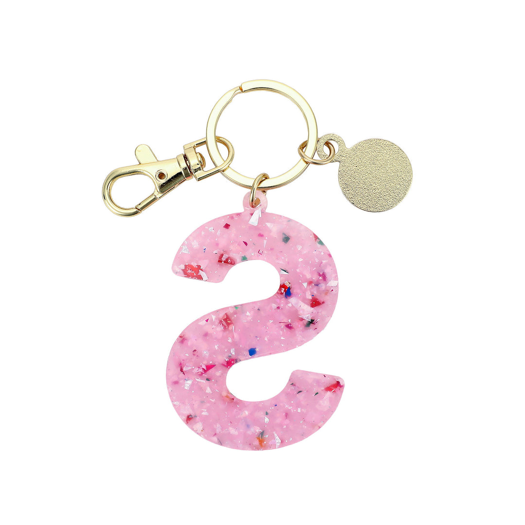 Monogram Letter Bag Charm &