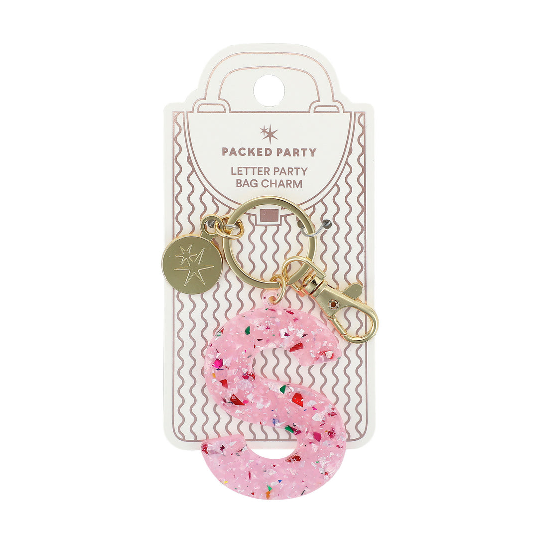 Monogram Letter Bag Charm &