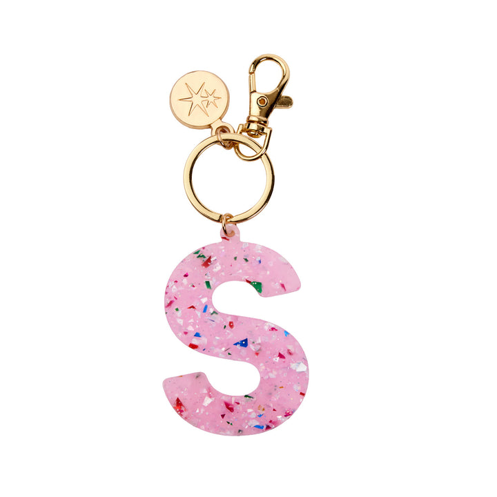 Monogram Letter Bag Charm &