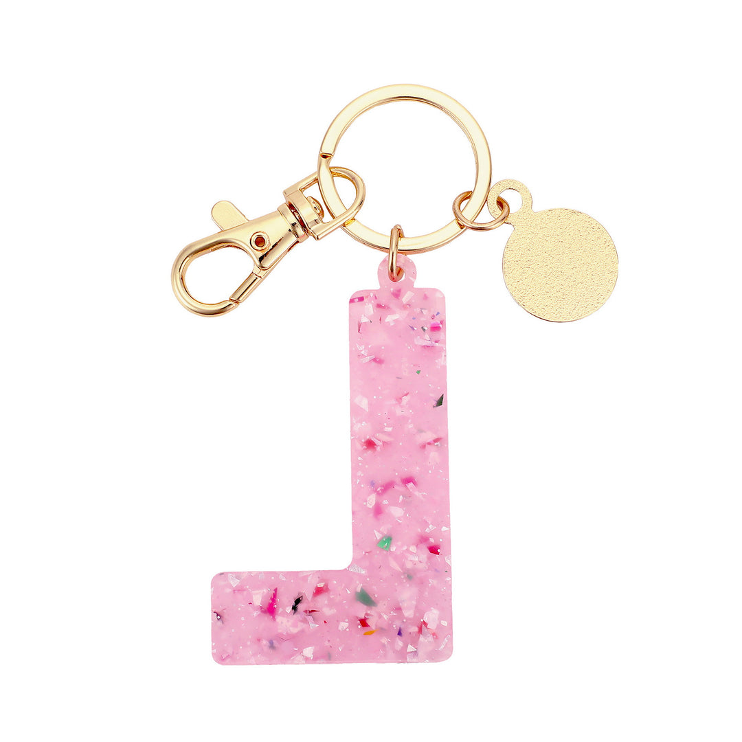 Monogram Letter Bag Charm &