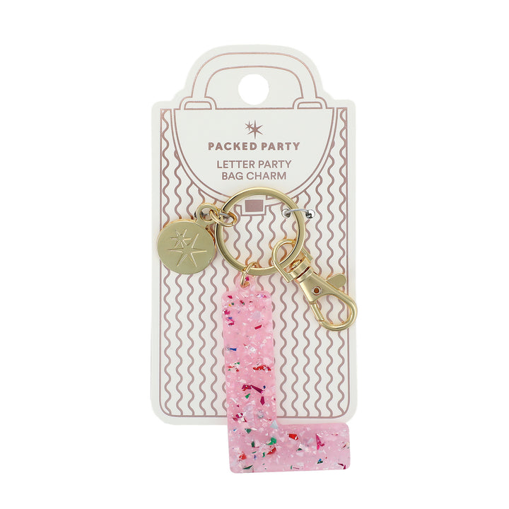 Monogram Letter Bag Charm &