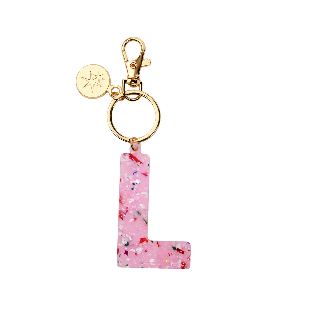Monogram Letter Bag Charm &