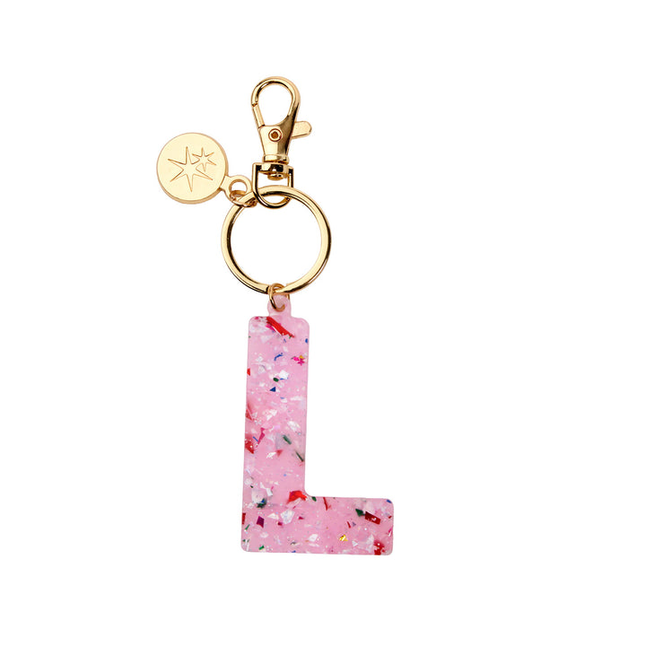 Monogram Letter Bag Charm &