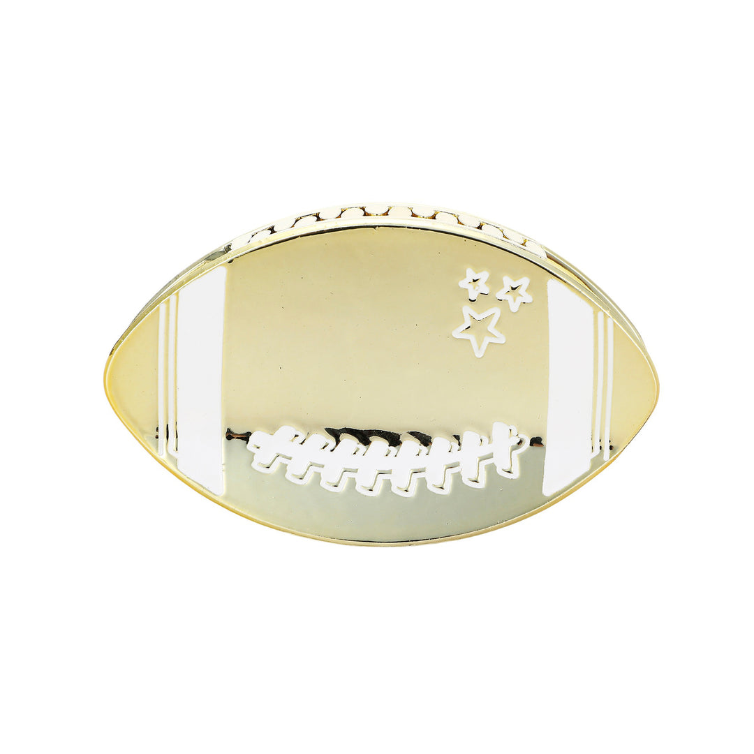 GO FOR THE GOLD FOOTBALL CLAW CLIP