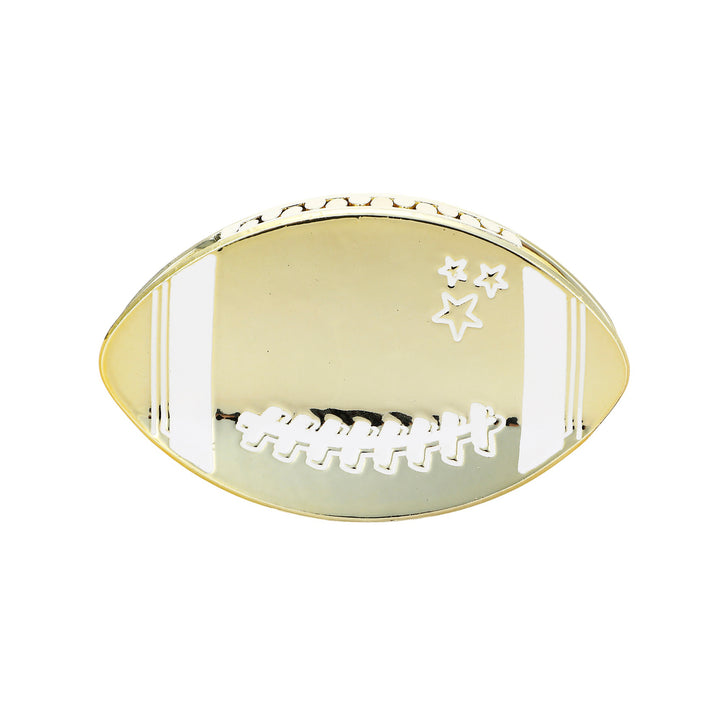GO FOR THE GOLD FOOTBALL CLAW CLIP