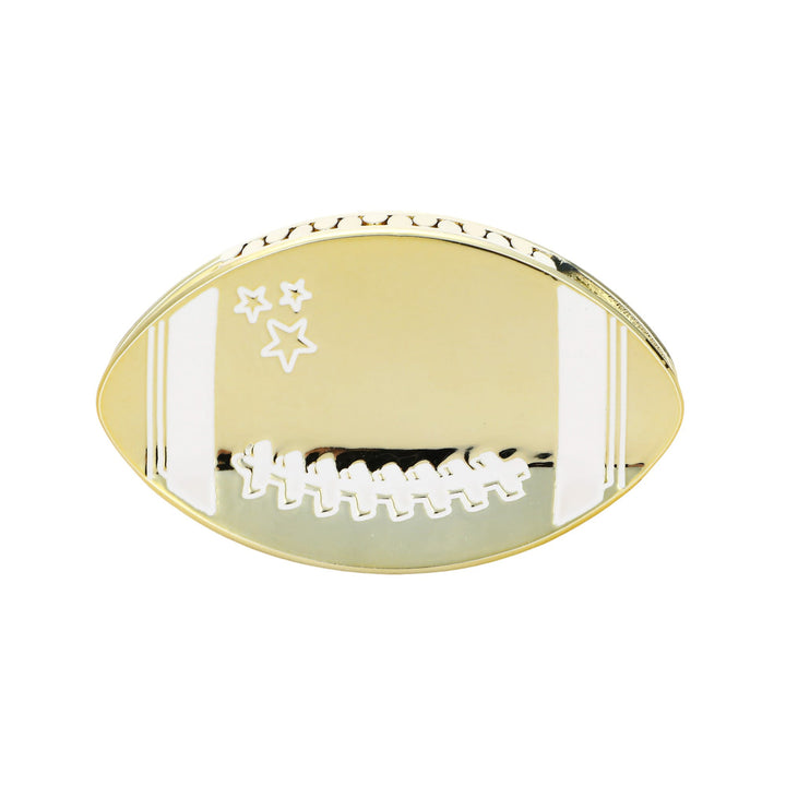 "Go for the Gold" Football Hair Claw Clip