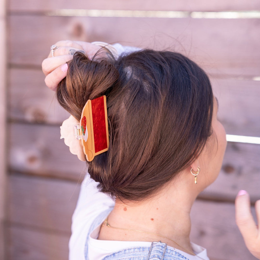 Strawberry Pie Hair Claw Clip
