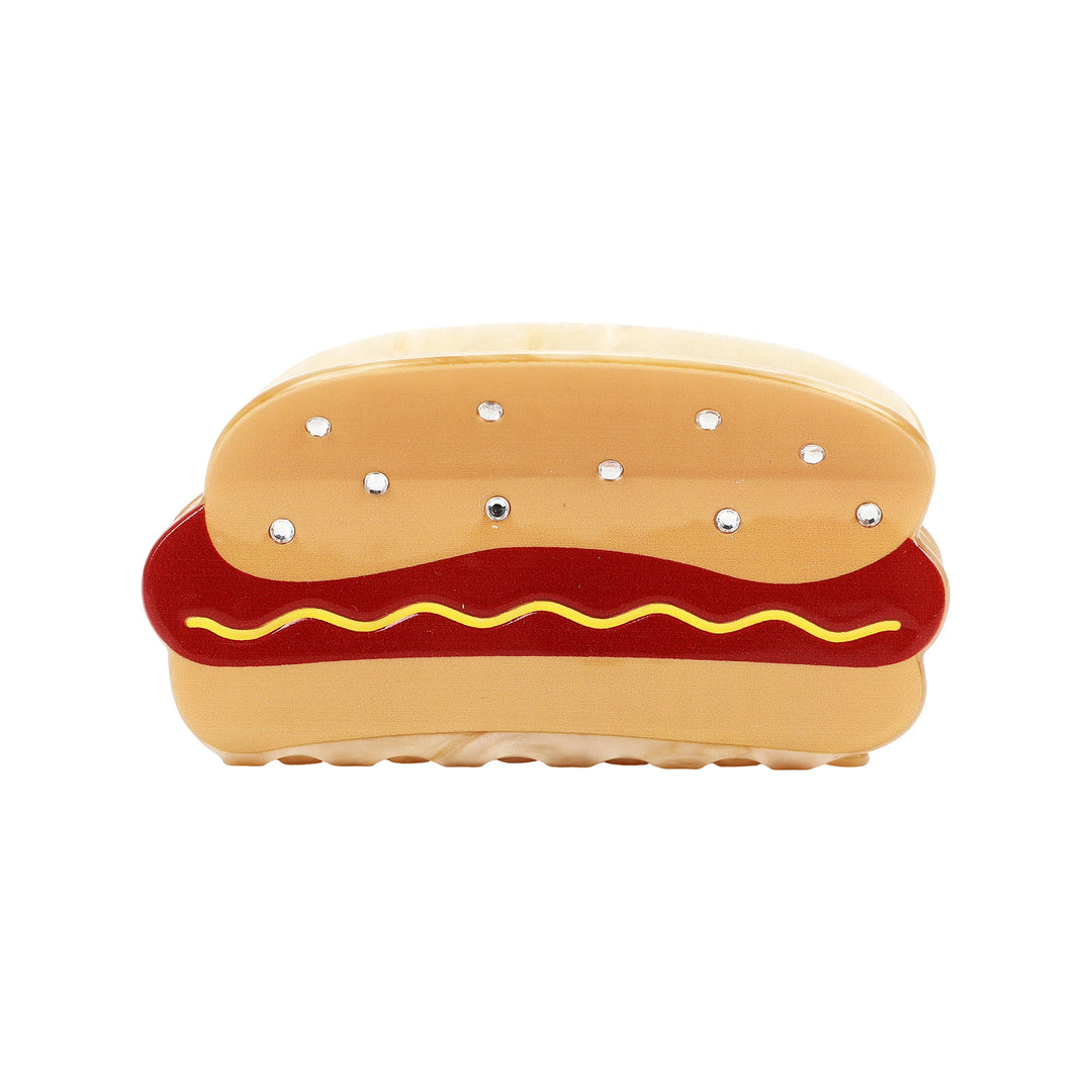 Hot Dog Hair Claw Clip