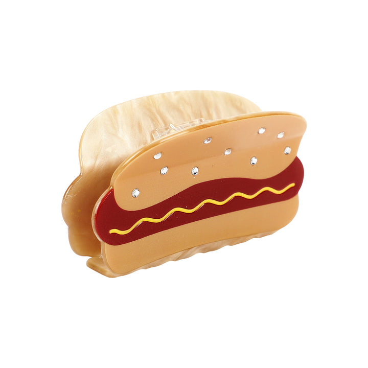 Hot Dog Hair Claw Clip