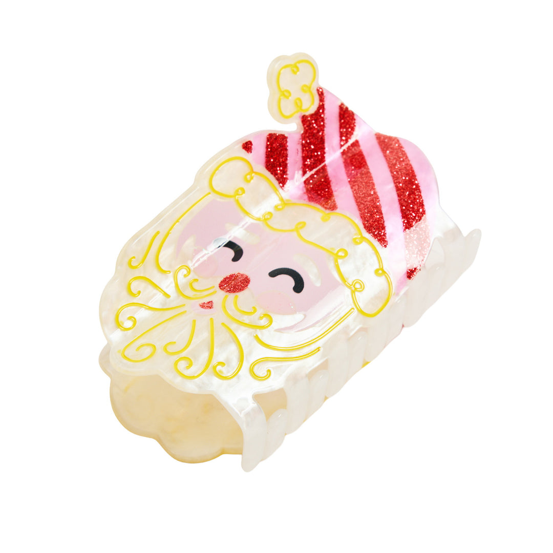 Packed Party Santa Claw Clip, Multicolor Festive Hair Clip