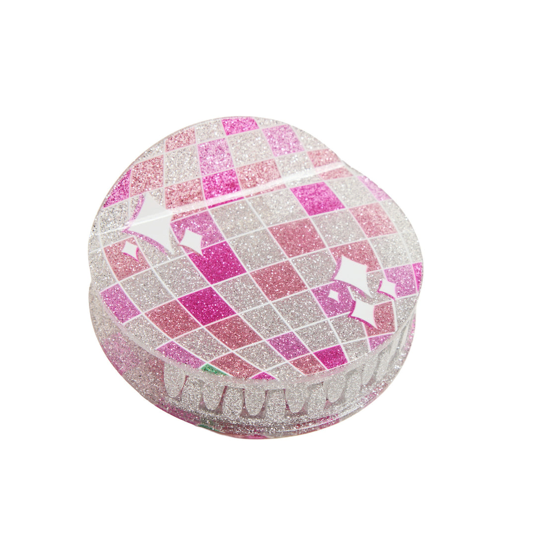 Packed Party Disco Ball Claw Clip, Festive Hair Accessory
