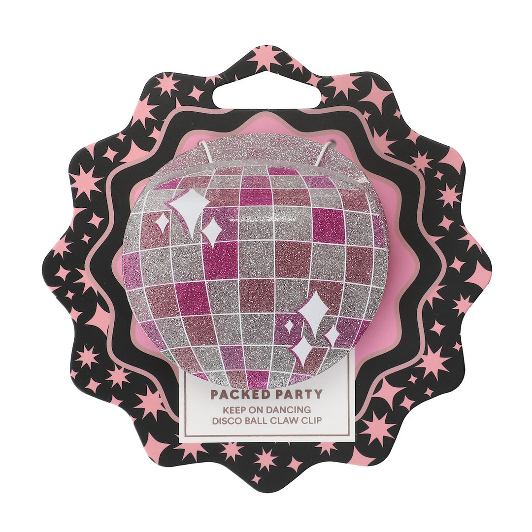 Keep on Dancing Disco Ball Claw Clip