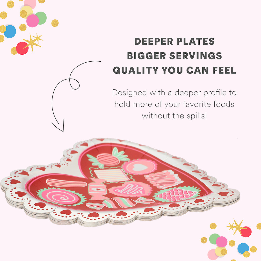 Heart Plates (10 count)
