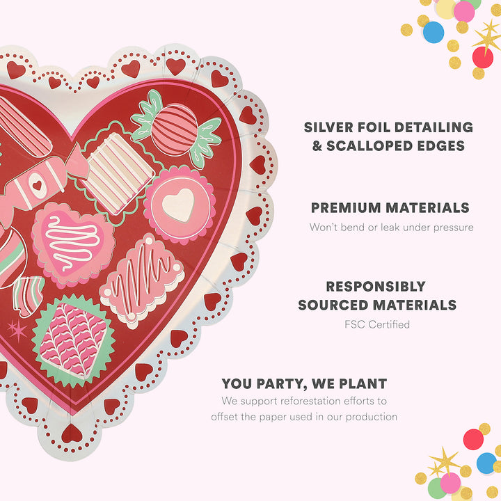 Heart Plates (10 count)