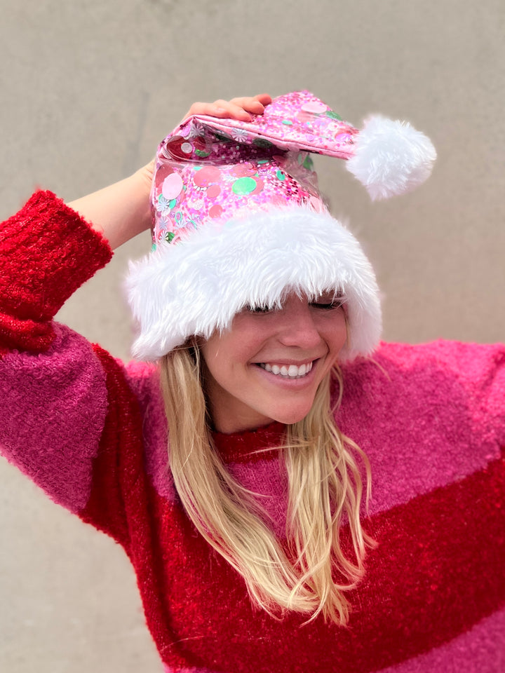 Feeling Festive Confetti Santa Hat