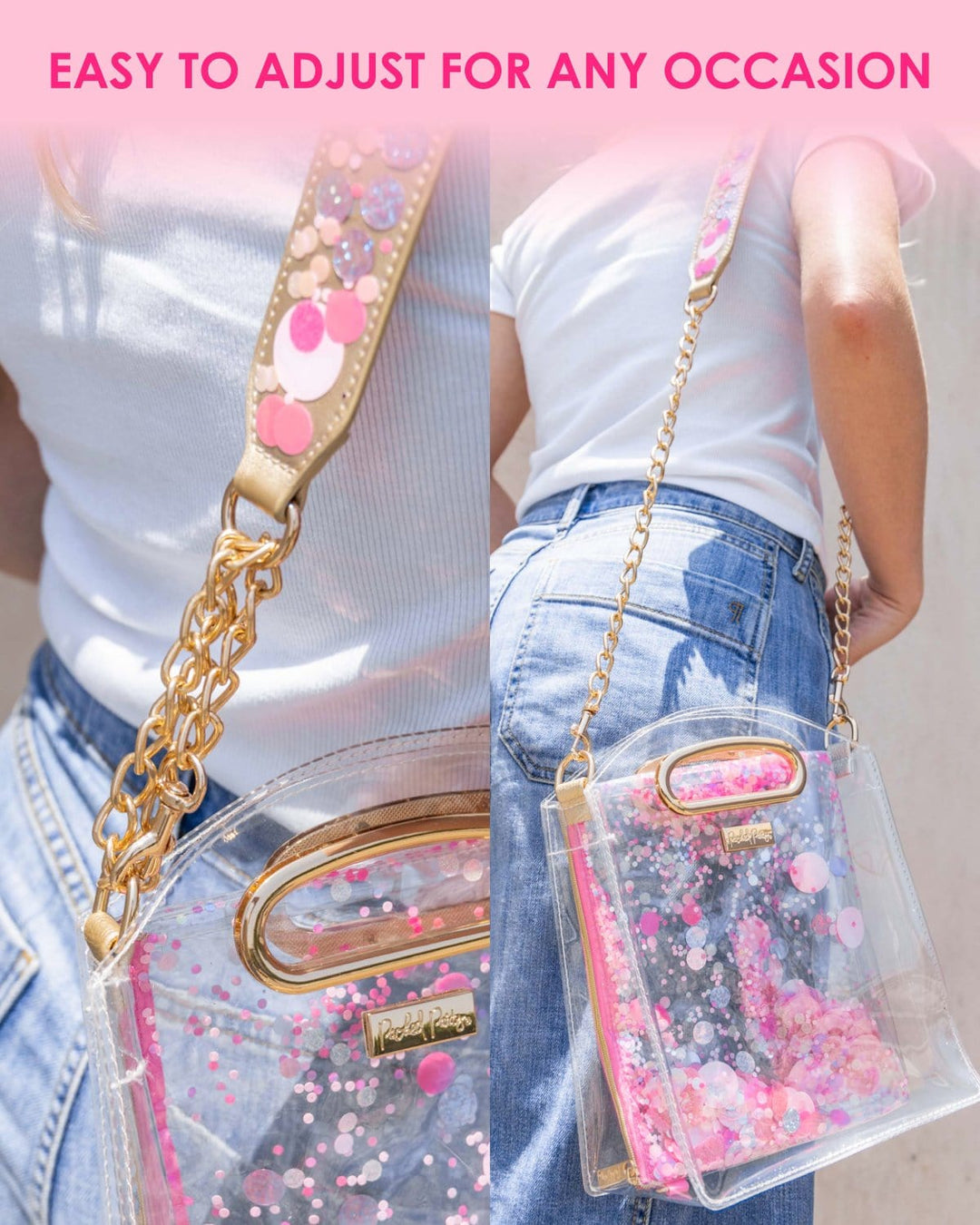 Clear Cooper Crossbody Bag (Stadium Approved)