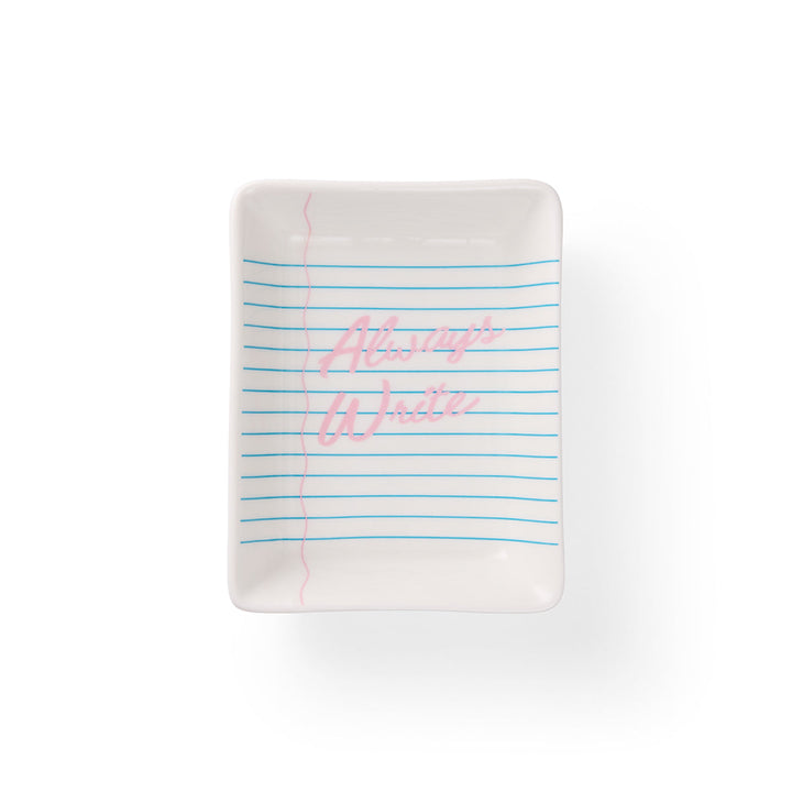 Always Write Trinket Tray and Earring Set