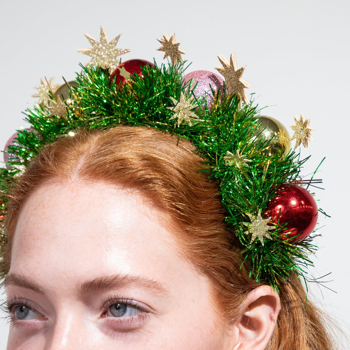 Deck the Halls Wreath Novelty Headband